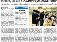 Budrio, un’altra occasione gettata al vento