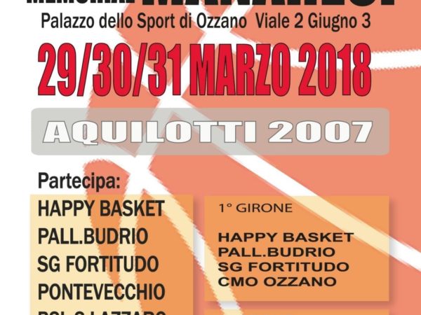 Aquilotti (2007/2008) al Trofeo Manaresi di Ozzano !