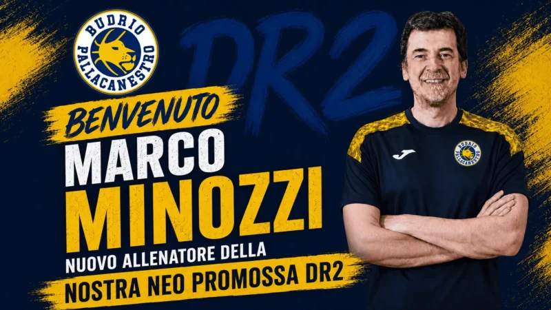 Marco Minozzi nuovo allenatore DR2