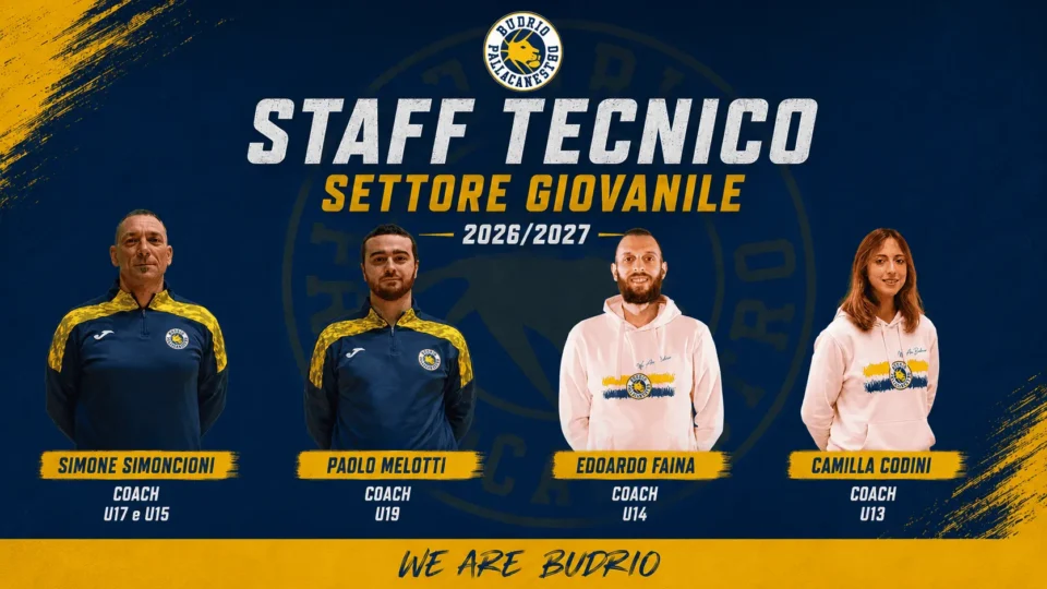 Staff Settore Giovanile 2026/2027: esperienza, competenza e tanta voglia di crescere insieme