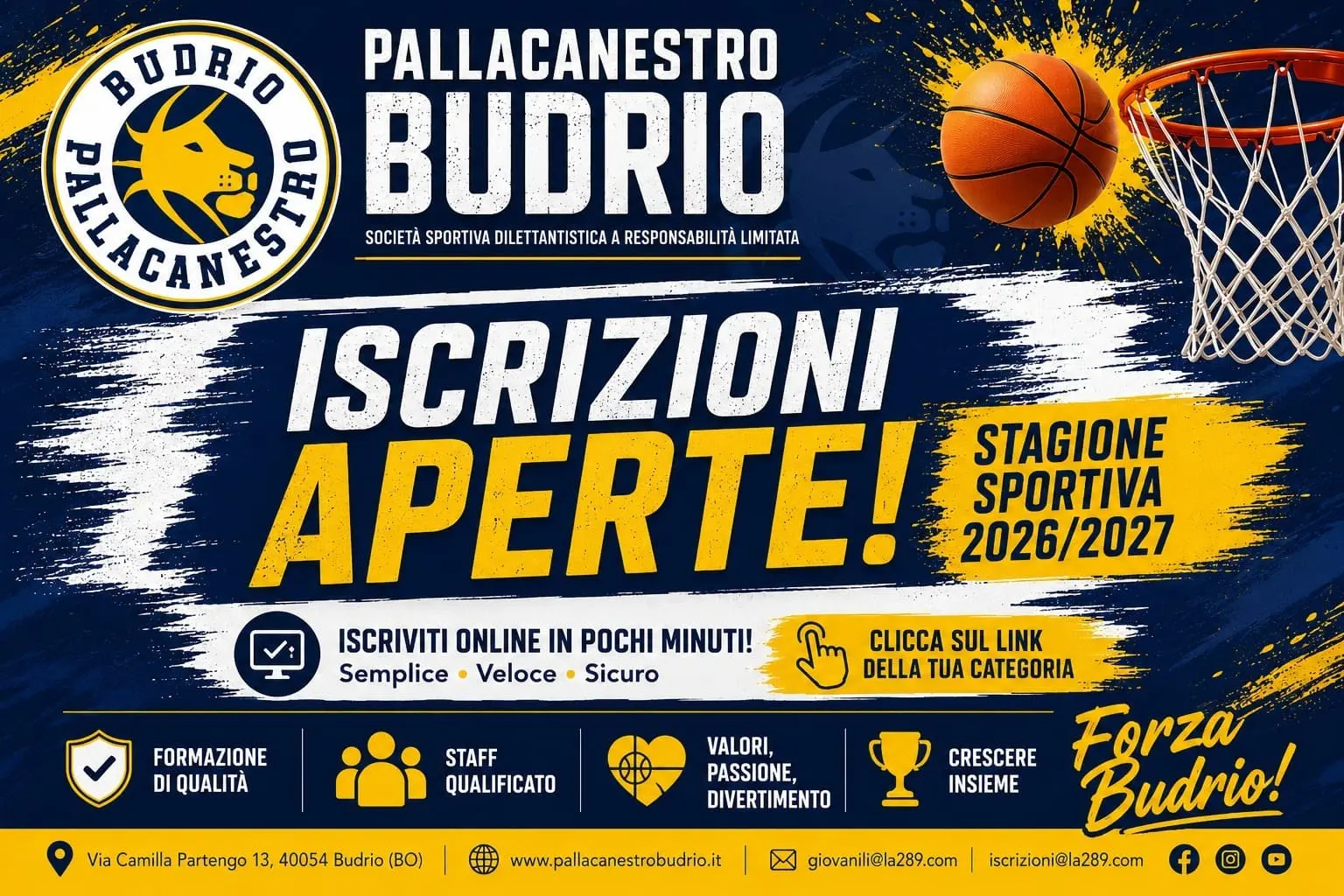 iscrizioni aperte